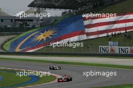 23.03.2008 Kuala Lumpur, Malaysia,  Lewis Hamilton (GBR), McLaren Mercedes, MP4-23 - Formula 1 World Championship, Rd 2, Malaysian Grand Prix, Sunday Race