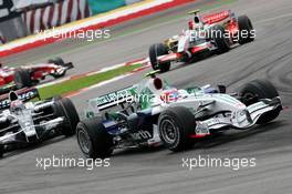 23.03.2008 Kuala Lumpur, Malaysia,  Rubens Barrichello (BRA), Honda Racing F1 Team, RA108 - Formula 1 World Championship, Rd 2, Malaysian Grand Prix, Sunday Race