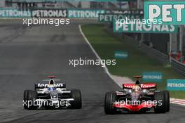 23.03.2008 Kuala Lumpur, Malaysia,  Lewis Hamilton (GBR), McLaren Mercedes, MP4-23 - Formula 1 World Championship, Rd 2, Malaysian Grand Prix, Sunday Race
