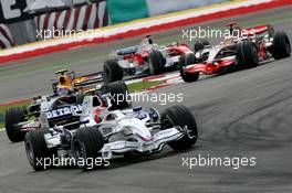 23.03.2008 Kuala Lumpur, Malaysia,  Robert Kubica (POL), BMW Sauber F1 Team, F1.08 - Formula 1 World Championship, Rd 2, Malaysian Grand Prix, Sunday Race