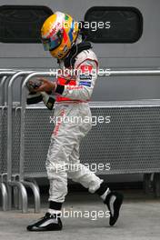 22.03.2008 Kuala Lumpur, Malaysia,  Lewis Hamilton (GBR), McLaren Mercedes - Formula 1 World Championship, Rd 2, Malaysian Grand Prix, Saturday Qualifying