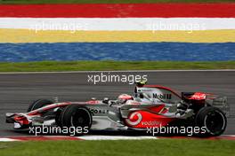22.03.2008 Kuala Lumpur, Malaysia,  Heikki Kovalainen (FIN), McLaren Mercedes, MP4-23 - Formula 1 World Championship, Rd 2, Malaysian Grand Prix, Saturday Practice
