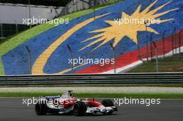 22.03.2008 Kuala Lumpur, Malaysia,  Timo Glock (GER), Toyota F1 Team, TF108 - Formula 1 World Championship, Rd 2, Malaysian Grand Prix, Saturday Practice