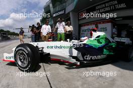 22.03.2008 Kuala Lumpur, Malaysia,  Jenson Button (GBR), Honda Racing F1 Team - Formula 1 World Championship, Rd 2, Malaysian Grand Prix, Saturday Practice