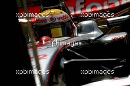 22.03.2008 Kuala Lumpur, Malaysia,  Lewis Hamilton (GBR), McLaren Mercedes, MP4-23 - Formula 1 World Championship, Rd 2, Malaysian Grand Prix, Saturday Practice