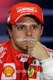 22.03.2008 Kuala Lumpur, Malaysia,  1st, Felipe Massa (BRA), Scuderia Ferrari - Formula 1 World Championship, Rd 2, Malaysian Grand Prix, Saturday Press Conference