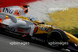 22.03.2008 Kuala Lumpur, Malaysia,  Fernando Alonso (ESP), Renault F1 Team, R28 - Formula 1 World Championship, Rd 2, Malaysian Grand Prix, Saturday Qualifying