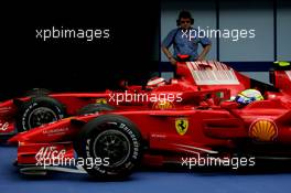 22.03.2008 Kuala Lumpur, Malaysia,  1st, Felipe Massa (BRA), Scuderia Ferrari, F2008 and 2nd, Kimi Raikkonen (FIN), Räikkönen, Scuderia Ferrari, F2008 - Formula 1 World Championship, Rd 2, Malaysian Grand Prix, Saturday Qualifying