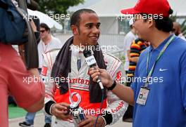 22.03.2008 Kuala Lumpur, Malaysia,  Lewis Hamilton (GBR), McLaren Mercedes - Formula 1 World Championship, Rd 2, Malaysian Grand Prix, Saturday