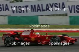 22.03.2008 Kuala Lumpur, Malaysia,  Felipe Massa (BRA), Scuderia Ferrari, F2008 - Formula 1 World Championship, Rd 2, Malaysian Grand Prix, Saturday Practice
