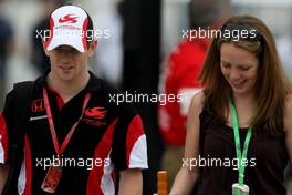 23.03.2008 Kuala Lumpur, Malaysia,  Anthony Davidson (GBR), Super Aguri F1 Team and his wife Carrie - Formula 1 World Championship, Rd 2, Malaysian Grand Prix, Sunday