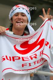 23.03.2008 Kuala Lumpur, Malaysia,  Takuma Sato Fan- Formula 1 World Championship, Rd 2, Malaysian Grand Prix, Sunday
