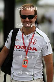23.03.2008 Kuala Lumpur, Malaysia,  Rubens Barrichello (BRA), Honda Racing F1 Team - Formula 1 World Championship, Rd 2, Malaysian Grand Prix, Sunday