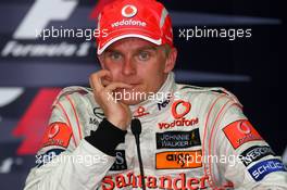 23.03.2008 Kuala Lumpur, Malaysia,  Heikki Kovalainen (FIN), McLaren Mercedes - Formula 1 World Championship, Rd 2, Malaysian Grand Prix, Sunday Press Conference