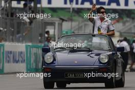 23.03.2008 Kuala Lumpur, Malaysia,  Giancarlo Fisichella (ITA), Force India F1 Team - Formula 1 World Championship, Rd 2, Malaysian Grand Prix, Sunday