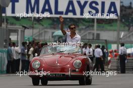 23.03.2008 Kuala Lumpur, Malaysia,  Adrian Sutil (GER), Force India F1 Team - Formula 1 World Championship, Rd 2, Malaysian Grand Prix, Sunday