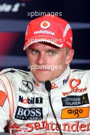 23.03.2008 Kuala Lumpur, Malaysia,  Heikki Kovalainen (FIN), McLaren Mercedes - Formula 1 World Championship, Rd 2, Malaysian Grand Prix, Sunday Press Conference