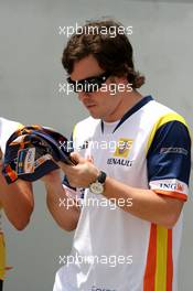 23.03.2008 Kuala Lumpur, Malaysia,  Fernando Alonso (ESP), Renault F1 Team - Formula 1 World Championship, Rd 2, Malaysian Grand Prix, Sunday