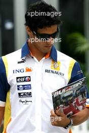23.03.2008 Kuala Lumpur, Malaysia,  Lucas Di Grassi (BRA) Test Driver, Renault F1 Team - Formula 1 World Championship, Rd 2, Malaysian Grand Prix, Sunday