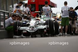 20.03.2008 Kuala Lumpur, Malaysia,  Rubens Barrichello (BRA), Honda Racing F1 Team, car - Formula 1 World Championship, Rd 2, Malaysian Grand Prix, Thursday