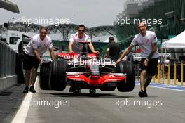 20.03.2008 Kuala Lumpur, Malaysia,  Team McLaren Mercedes - Formula 1 World Championship, Rd 2, Malaysian Grand Prix, Thursday