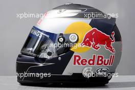 20.03.2008 Kuala Lumpur, Malaysia,  Sebastian Vettel (GER), Scuderia Toro Rosso, helmet - Formula 1 World Championship, Rd 2, Malaysian Grand Prix, Thursday
