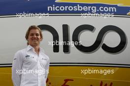 20.03.2008 Kuala Lumpur, Malaysia,  Nico Rosberg (GER), WilliamsF1 Team, Launch of the "Frank Williams" Air Asia Airliner - Formula 1 World Championship, Rd 2, Malaysian Grand Prix, Thursday