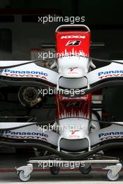 20.03.2008 Kuala Lumpur, Malaysia,  Toyota front wings - Formula 1 World Championship, Rd 2, Malaysian Grand Prix, Thursday