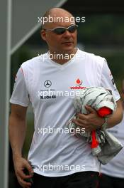 20.03.2008 Kuala Lumpur, Malaysia,  Matt Bishop (GBR) Communications, McLaren Mercedes - Formula 1 World Championship, Rd 2, Malaysian Grand Prix, Thursday