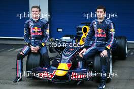 16.01.2008 Jerez, Spain,  David Coulthard (GBR), Red Bull Racing, and Mark Webber (AUS), Red Bull Racing - Red Bull Racing, RB4