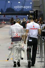 26.09.2008 Singapore City, Singapore,  Lewis Hamilton (GBR), McLaren Mercedes  - Formula 1 World Championship, Rd 15, Singapore Grand Prix, Friday Practice