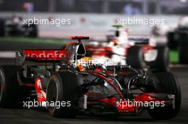 28.09.2008 Singapore City, Singapore,  Lewis Hamilton (GBR), McLaren Mercedes  - Formula 1 World Championship, Rd 15, Singapore Grand Prix, Sunday Race