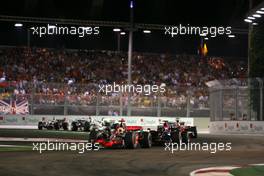 28.09.2008 Singapore City, Singapore,  Lewis Hamilton (GBR), McLaren Mercedes  - Formula 1 World Championship, Rd 15, Singapore Grand Prix, Sunday Race