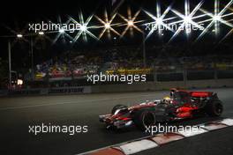 27.09.2008 Singapore City, Singapore,  Lewis Hamilton (GBR), McLaren Mercedes, MP4-23 - Formula 1 World Championship, Rd 15, Singapore Grand Prix, Saturday Practice