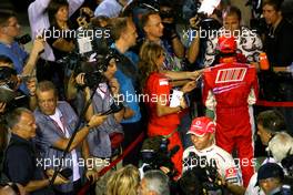 27.09.2008 Singapore City, Singapore,  Lewis Hamilton (GBR), McLaren Mercedes, Felipe Massa (BRA), Scuderia Ferrari  - Formula 1 World Championship, Rd 15, Singapore Grand Prix, Saturday