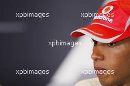 28.09.2008 Singapore City, Singapore,  Lewis Hamilton (GBR), McLaren Mercedes - Formula 1 World Championship, Rd 15, Singapore Grand Prix, Sunday Press Conference