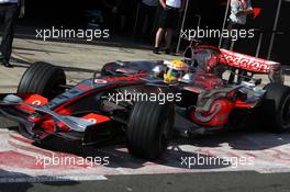 26.06.2008 Silverstone, England,  Lewis Hamilton (GBR), McLaren Mercedes - Formula 1 Testing, Silverstone