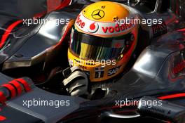 26.06.2008 Silverstone, England,  Lewis Hamilton (GBR), McLaren Mercedes - Formula 1 Testing, Silverstone