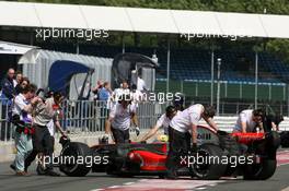 26.06.2008 Silverstone, England,  Lewis Hamilton (GBR), McLaren Mercedes - Formula 1 Testing, Silverstone