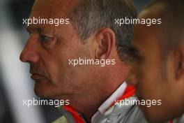 09.05.2008 Istanbul, Turkey,  Ron Dennis (GBR), McLaren, Team Principal, Chairman and Lewis Hamilton (GBR), McLaren Mercedes - Formula 1 World Championship, Rd 5, Turkish Grand Prix, Friday Practice