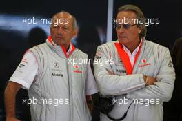 09.05.2008 Istanbul, Turkey,  Ron Dennis (GBR), McLaren, Team Principal, Chairman and Mansour Ojeh, Commercial Director of the TAG McLaren - Formula 1 World Championship, Rd 5, Turkish Grand Prix, Friday Practice