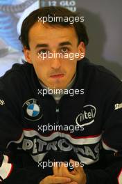 09.05.2008 Istanbul, Turkey,  Robert Kubica (POL), BMW Sauber F1 Team - Formula 1 World Championship, Rd 5, Turkish Grand Prix, Friday Practice