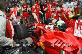11.05.2008 Istanbul, Turkey,  Felipe Massa (BRA), Scuderia Ferrari, F2008 - Formula 1 World Championship, Rd 5, Turkish Grand Prix, Sunday Pre-Race Grid
