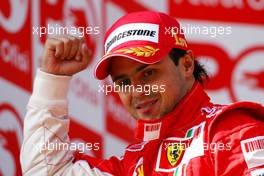 11.05.2008 Istanbul, Turkey,  Felipe Massa (BRA), Scuderia Ferrari  - Formula 1 World Championship, Rd 5, Turkish Grand Prix, Sunday Podium