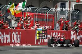 11.05.2008 Istanbul, Turkey,  Felipe Massa (BRA), Scuderia Ferrari wins - Formula 1 World Championship, Rd 5, Turkish Grand Prix, Sunday Podium