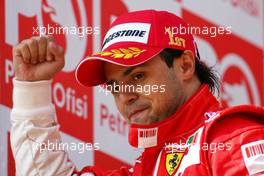 11.05.2008 Istanbul, Turkey,  Felipe Massa (BRA), Scuderia Ferrari  - Formula 1 World Championship, Rd 5, Turkish Grand Prix, Sunday Podium