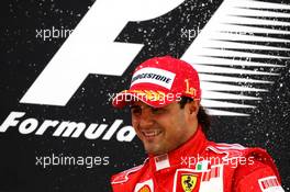 11.05.2008 Istanbul, Turkey,  Felipe Massa (BRA), Scuderia Ferrari - Formula 1 World Championship, Rd 5, Turkish Grand Prix, Sunday Podium