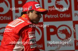 11.05.2008 Istanbul, Turkey,  Winner, 1st, Felipe Massa (BRA), Scuderia Ferrari, F2008 - Formula 1 World Championship, Rd 5, Turkish Grand Prix, Sunday Podium