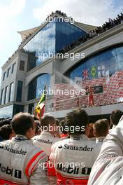 11.05.2008 Istanbul, Turkey,  Kimi Raikkonen (FIN), Räikkönen, Scuderia Ferrari  - Formula 1 World Championship, Rd 5, Turkish Grand Prix, Sunday Podium