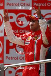 11.05.2008 Istanbul, Turkey,  1st place Felipe Massa (BRA), Scuderia Ferrari - Formula 1 World Championship, Rd 5, Turkish Grand Prix, Sunday Podium